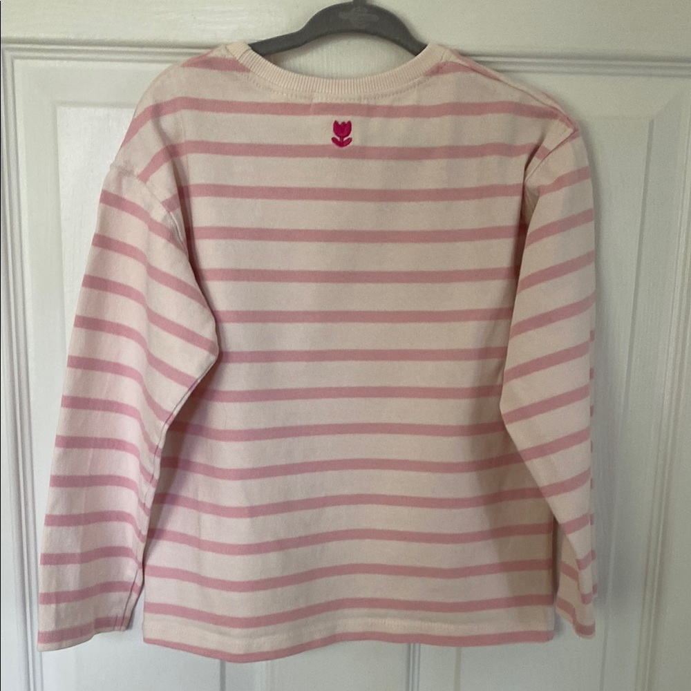 Zara kids t-shirt size 6 girls color pink and cream - Picture 2 of 3